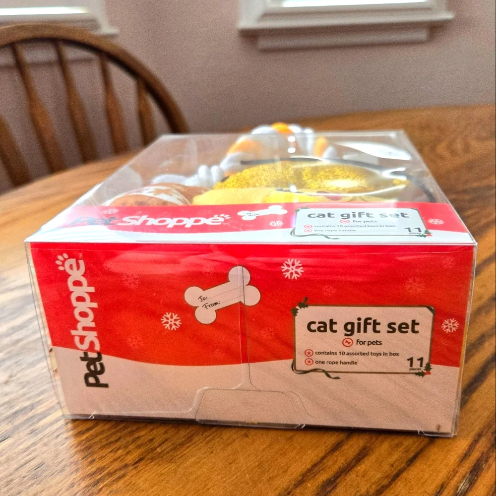 👀50% OFF - NWT‼️ Pet Shoppe brand 11-piece Boxed Cat Toy Set